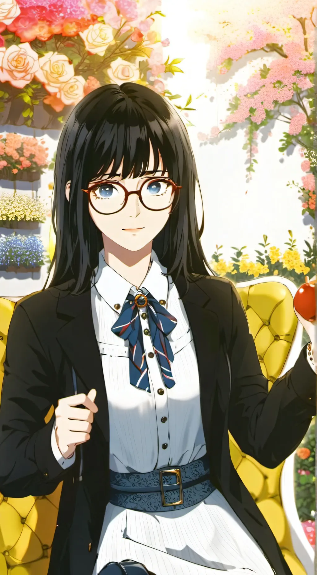 ai character: Anna Love  background