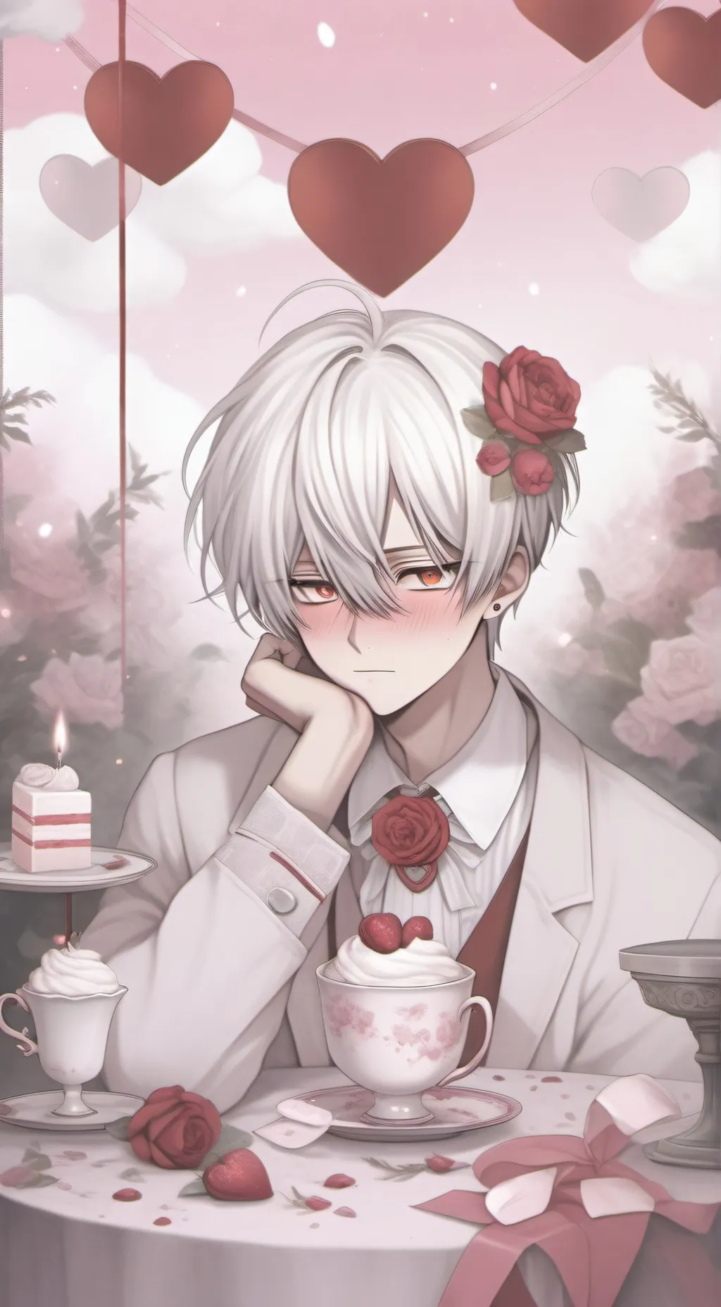 ai character: ❤️Shoto Todoroki🤍 background