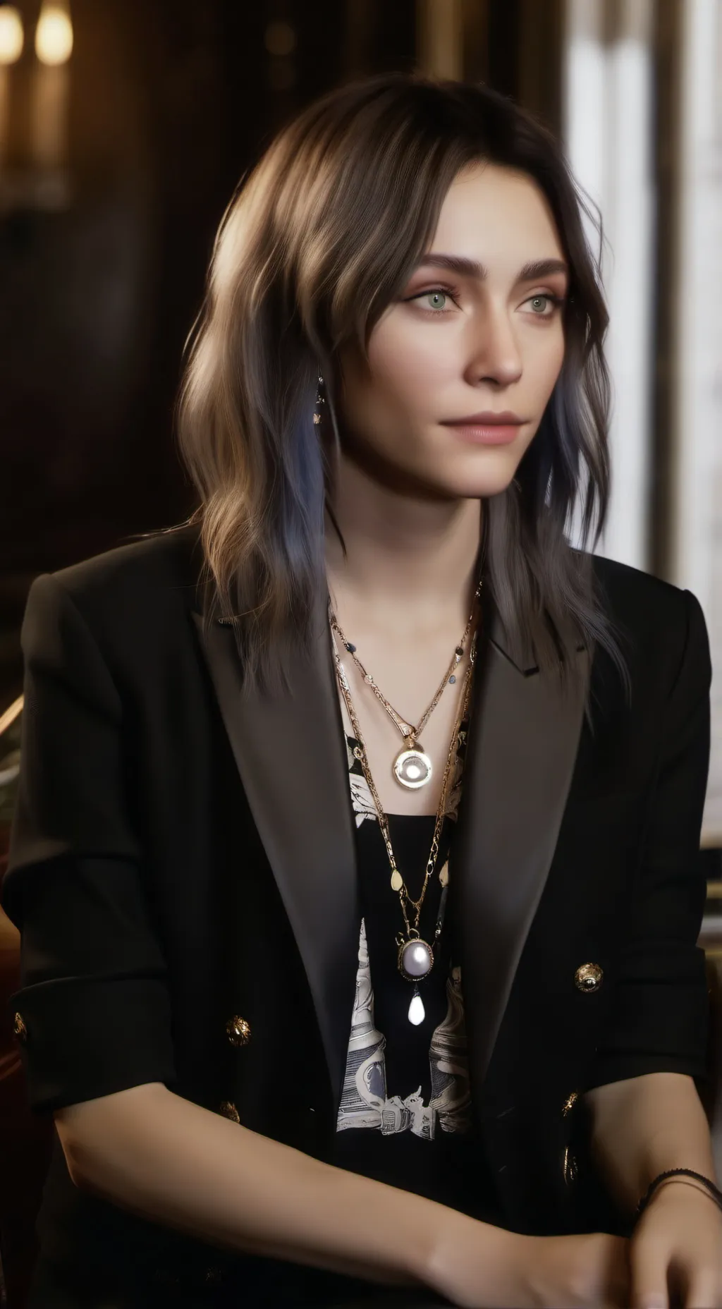 ai character: Paris Jackson background