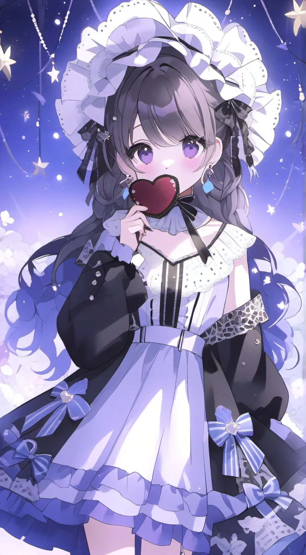 ai character: Girl  background