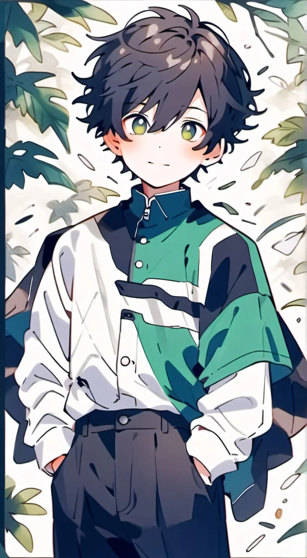 ai character: Theo background