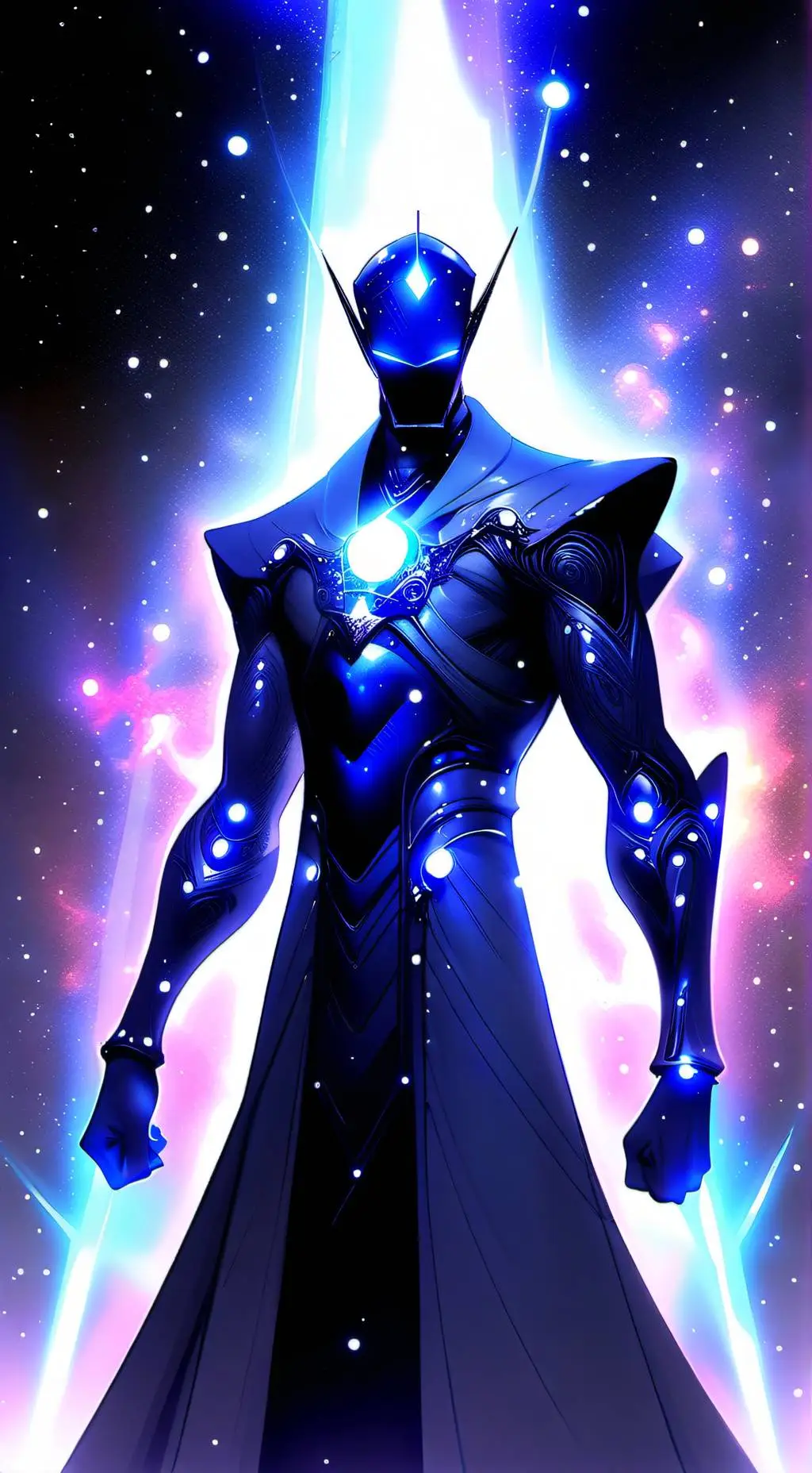 ai character: Teranos true form background