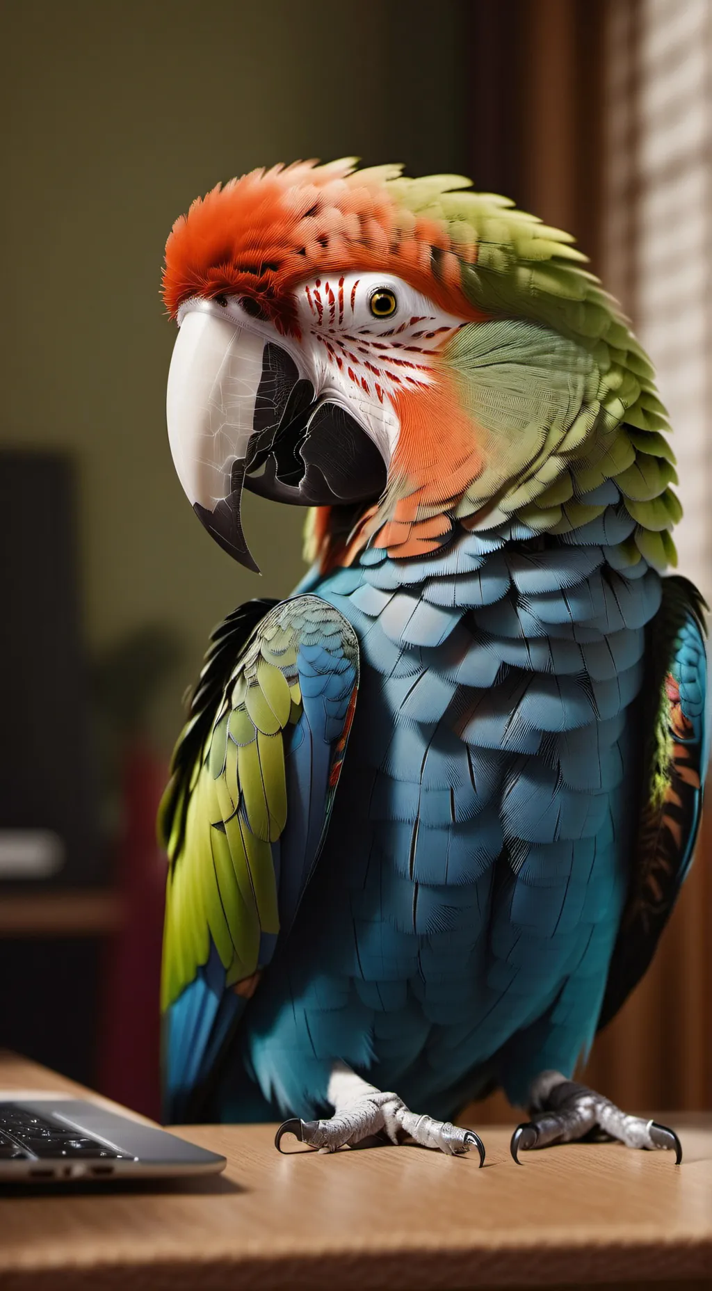 ai character: Click background