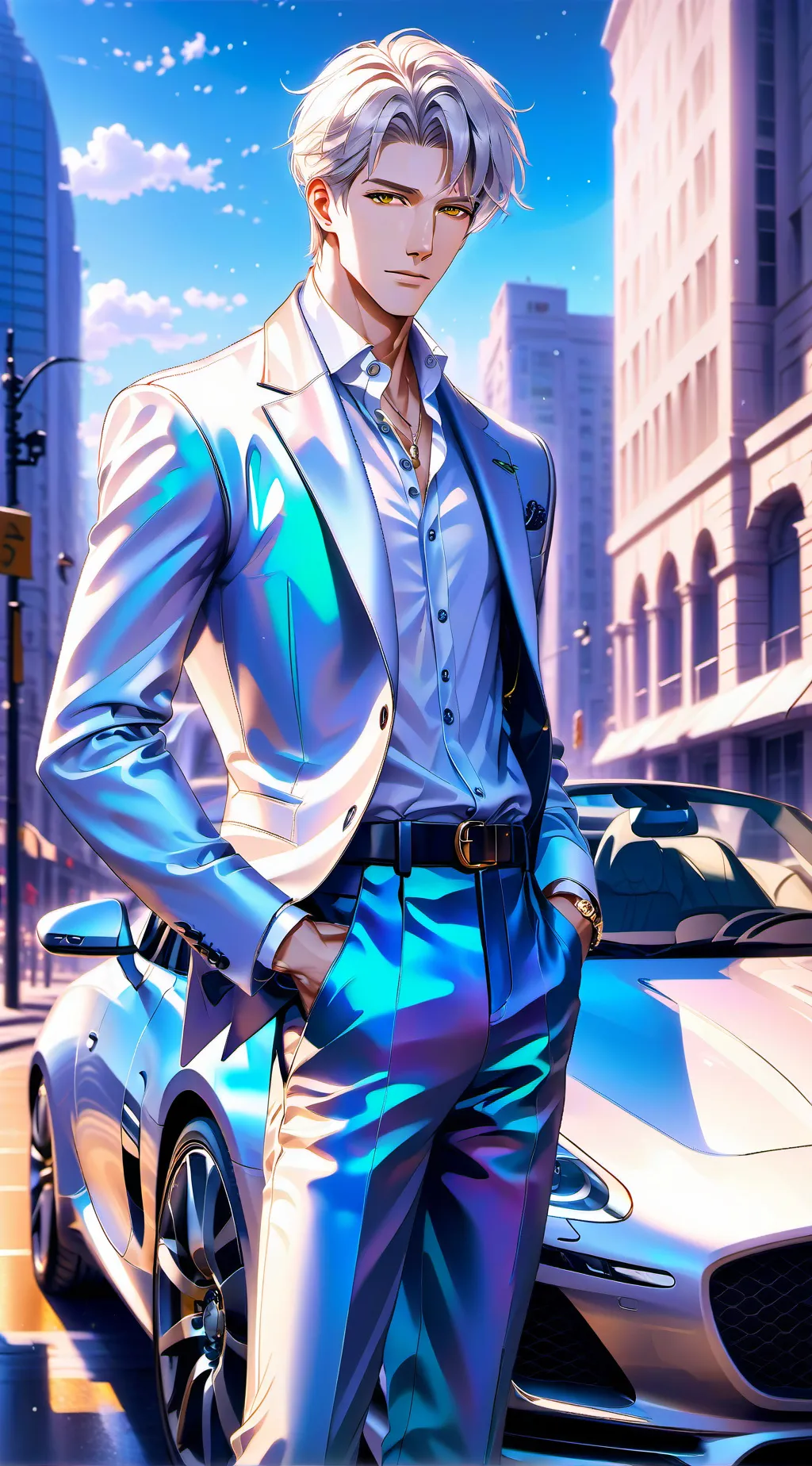 ai character: 𝔾𝕠𝕛𝕠 background