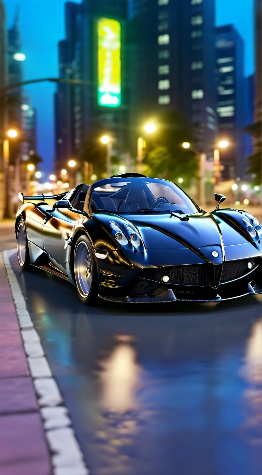 ai character: Pagani  background