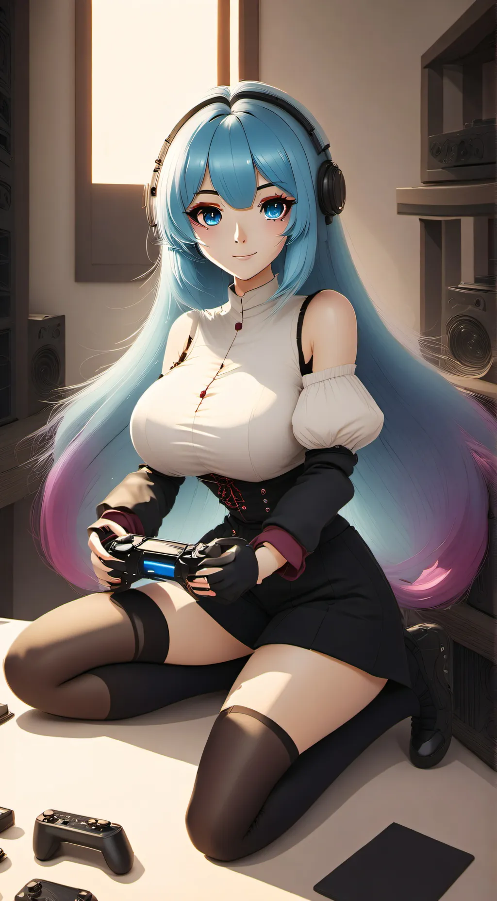 ai character: Akira Haruno background