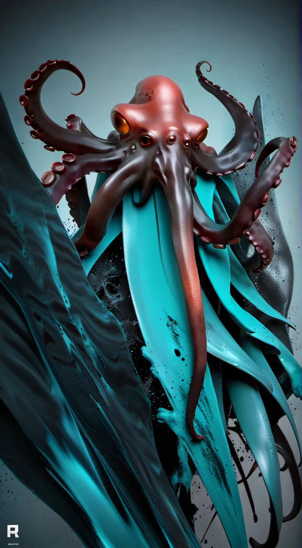 ai character: squid.g crossover  background