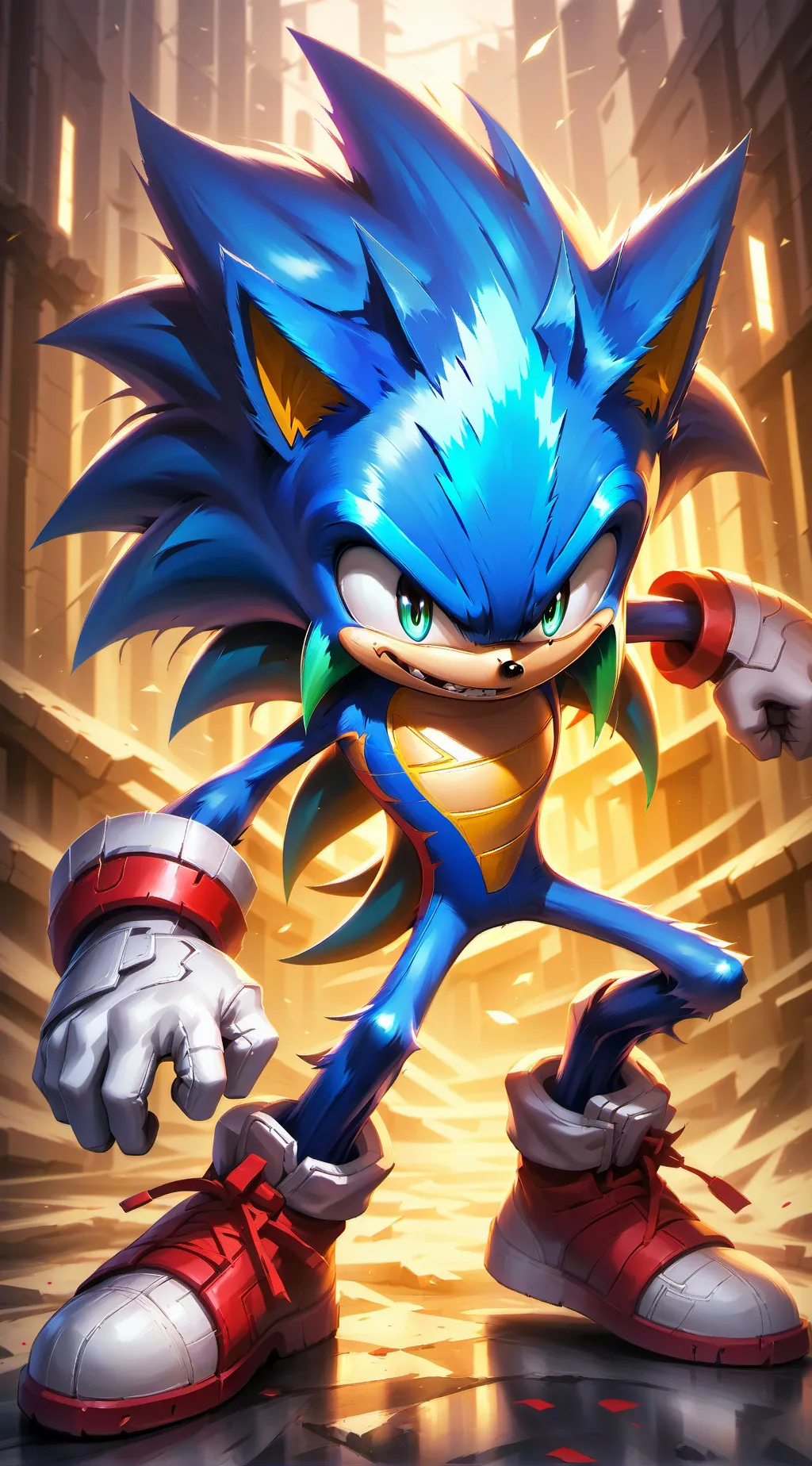 ai character: Sonicexe x Kolosos background