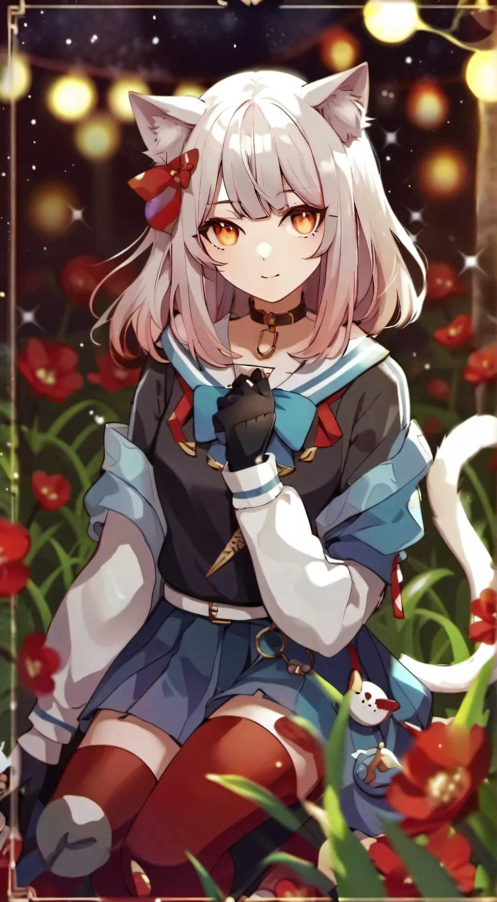 ai character: uwu cat 🐈 💕 background