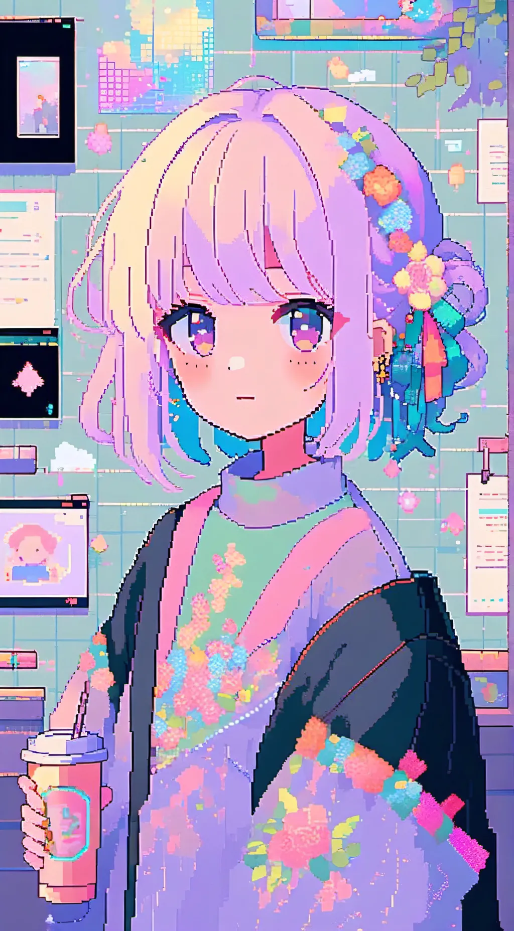 ai character: lily background