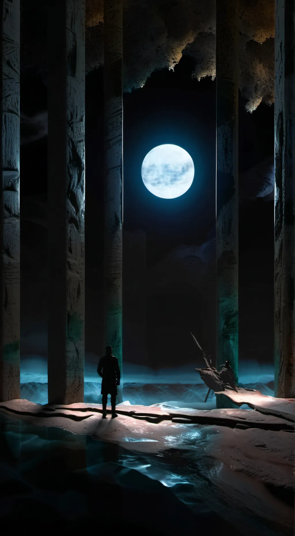 ai character:  Призрак background