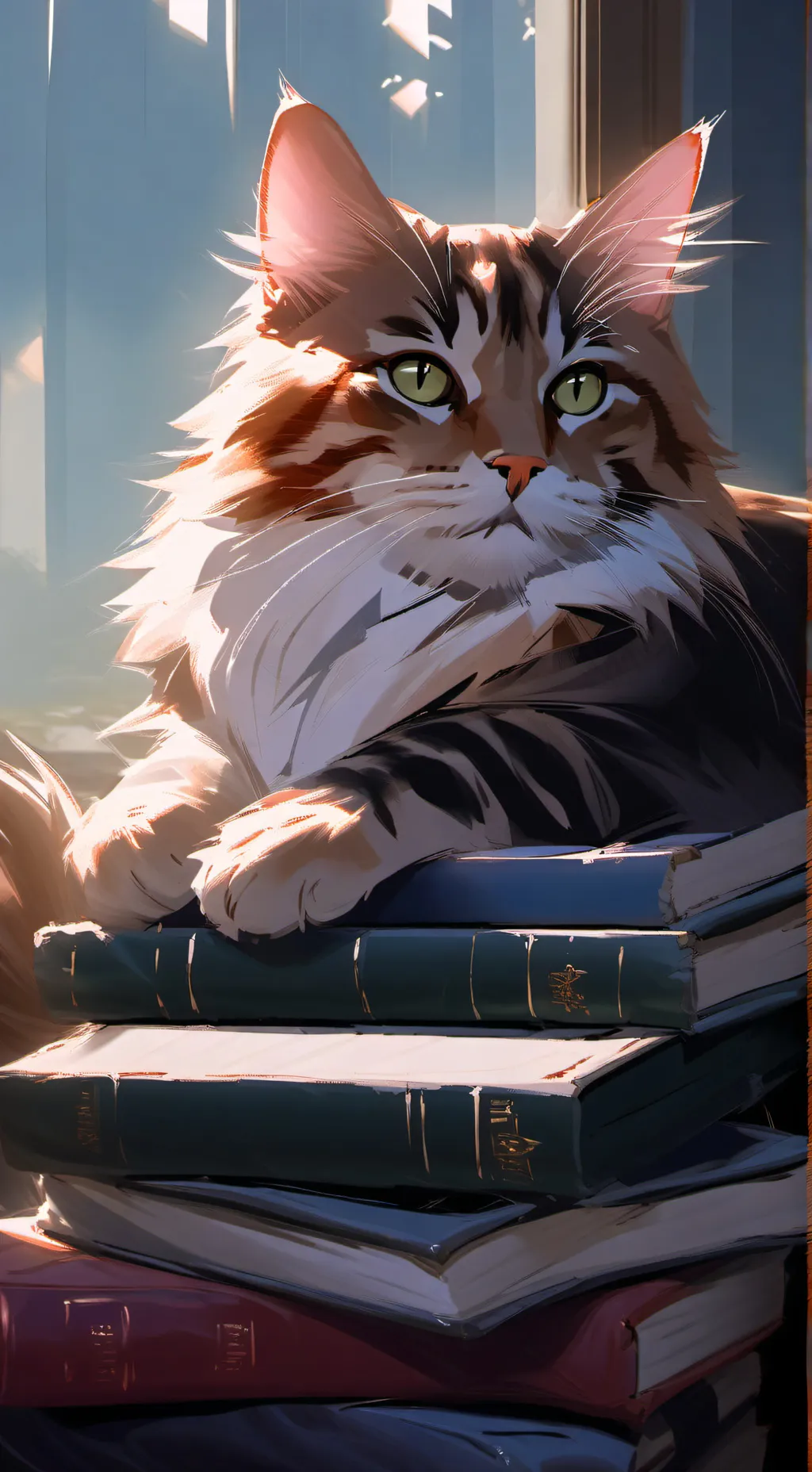 ai character: Naranja background