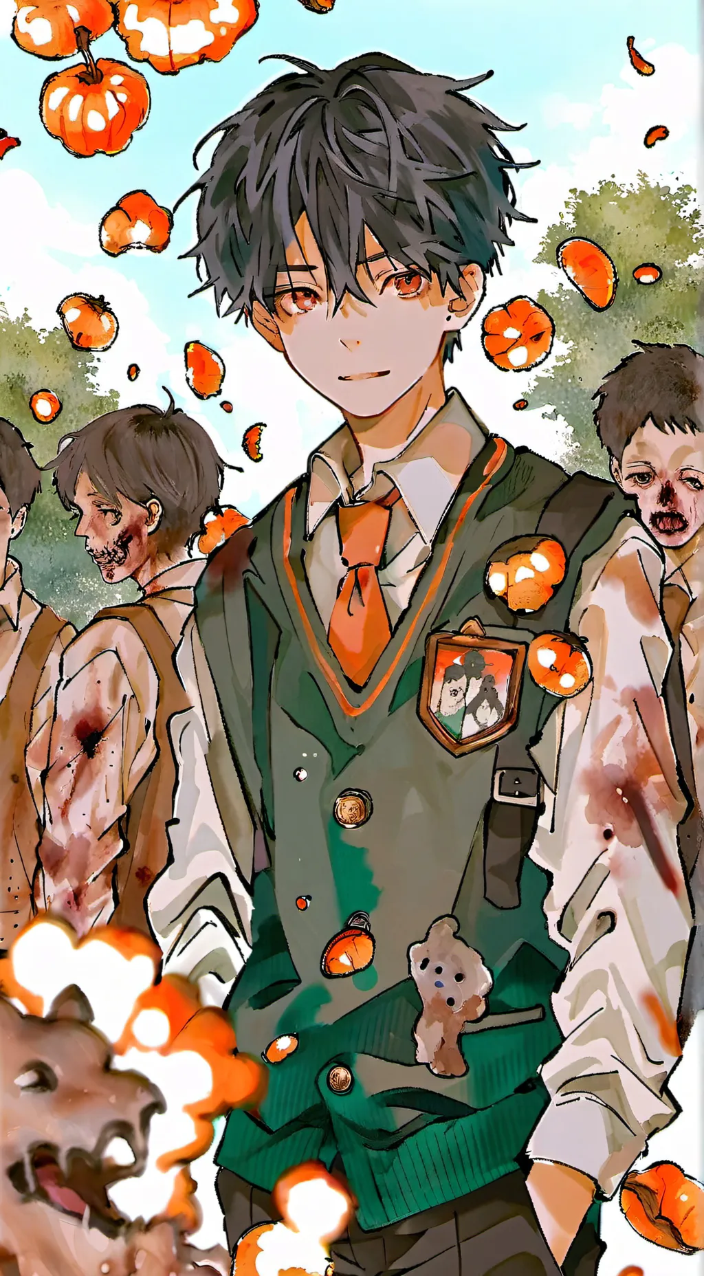 ai character: 🧟{»Ray«}🧟 background