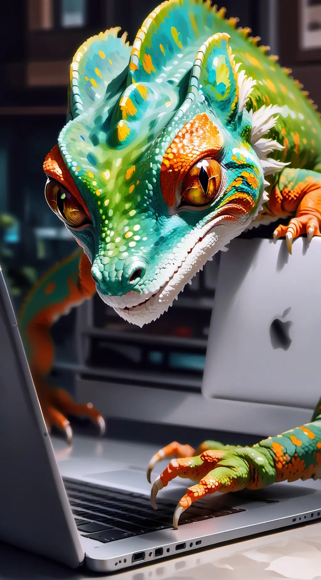 ai character: Byte background