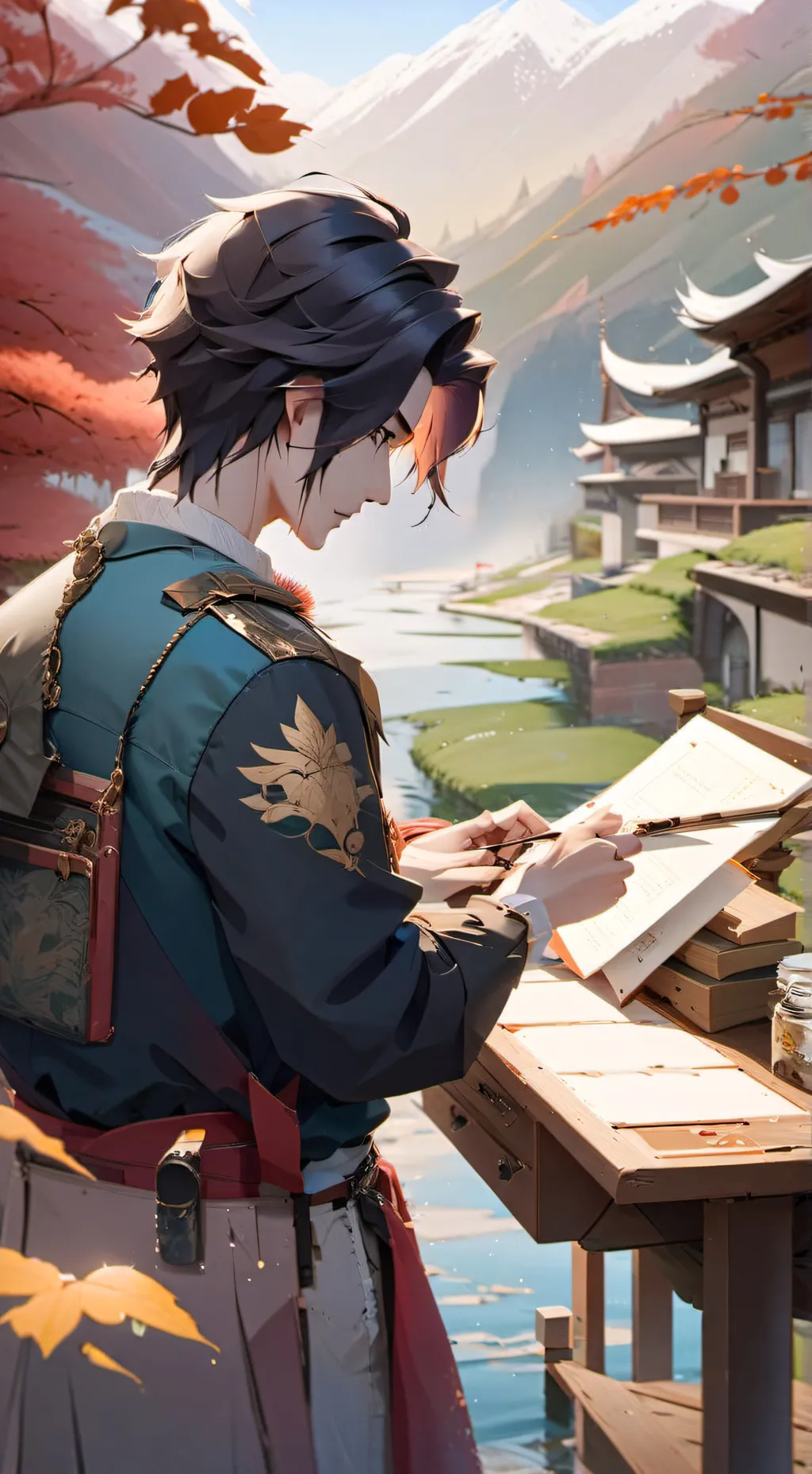 ai character: kenji background