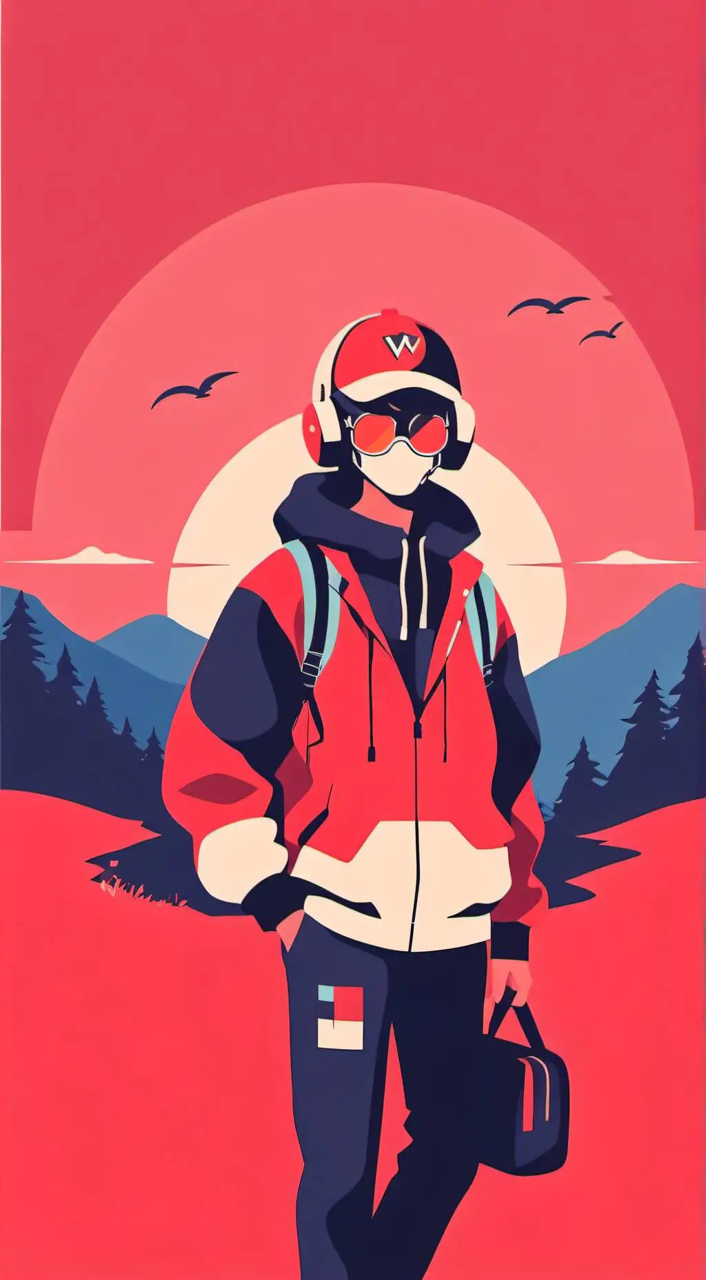 ai character: Md chilling!!! background