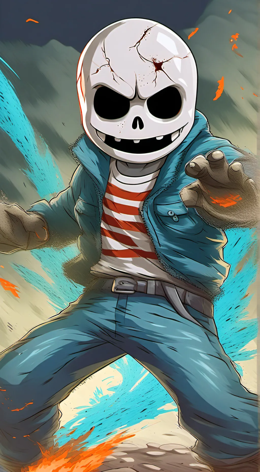 ai character: ur judgment  background