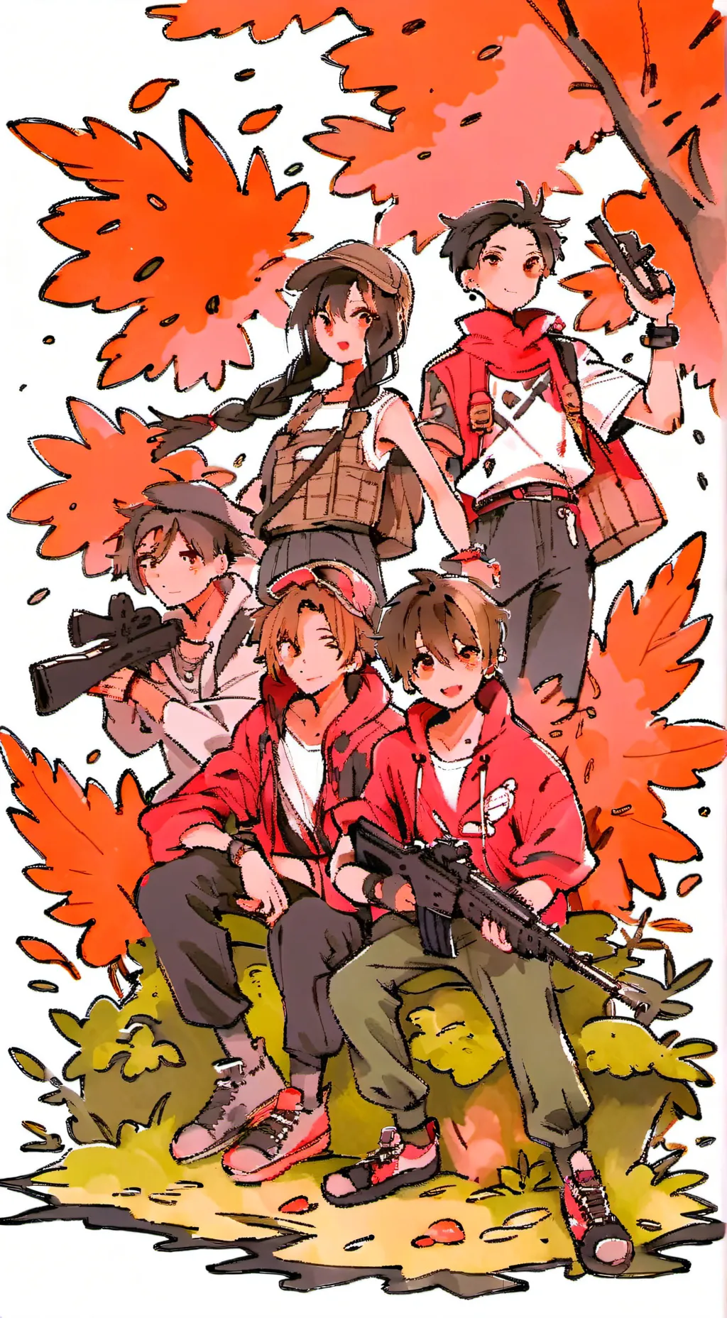 ai character: chaos as usual. background