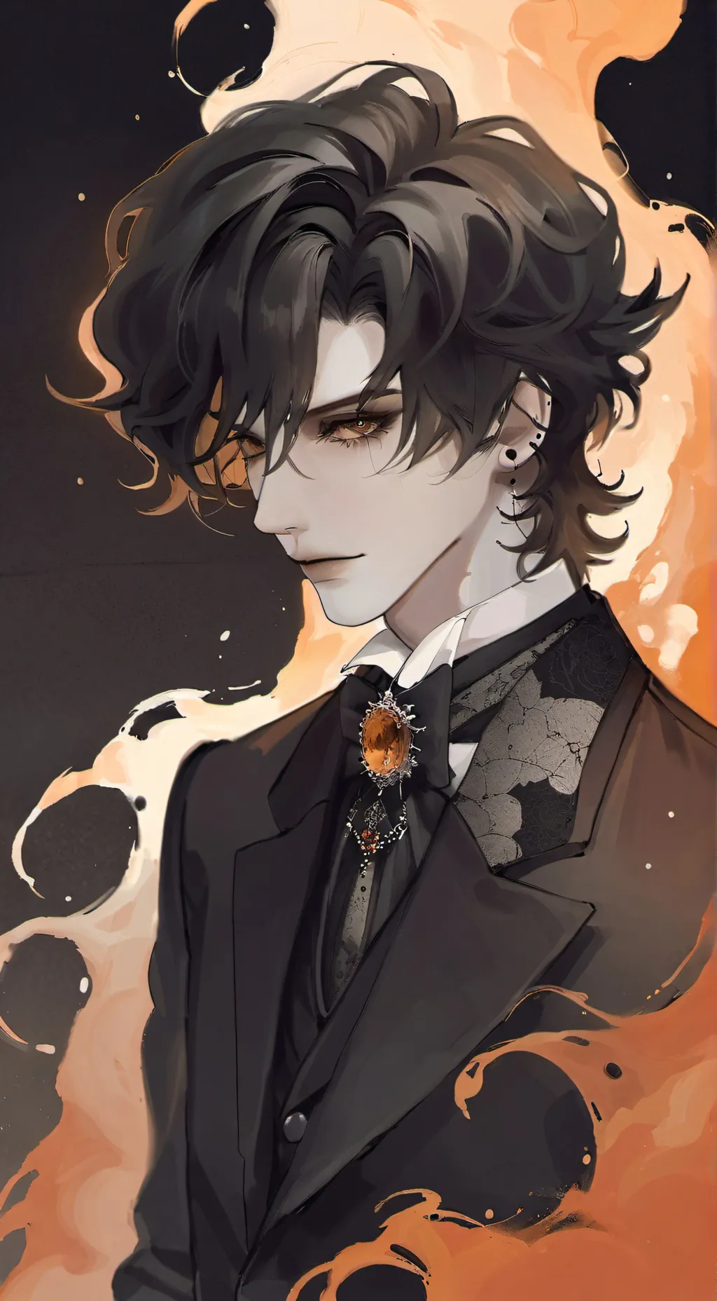 ai character: magmaboi youtuber background