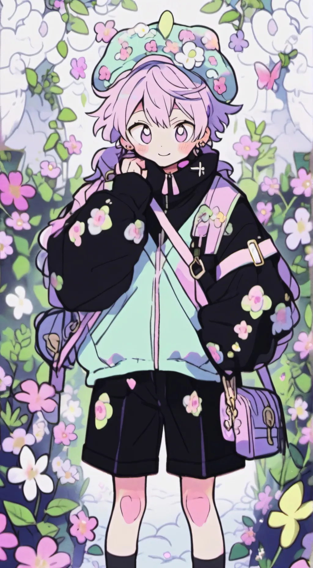 ai character: mha family  background