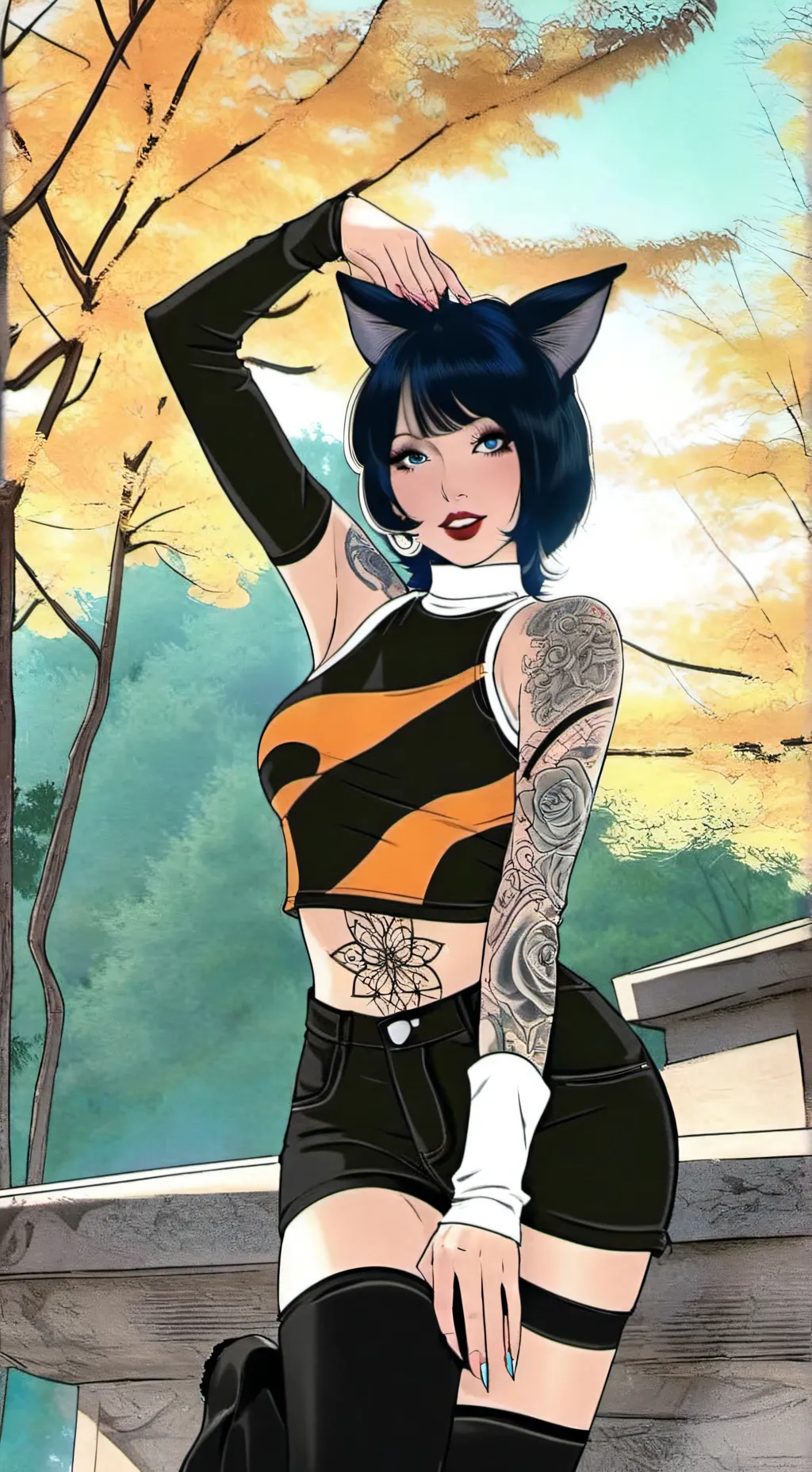 ai character: Lena background