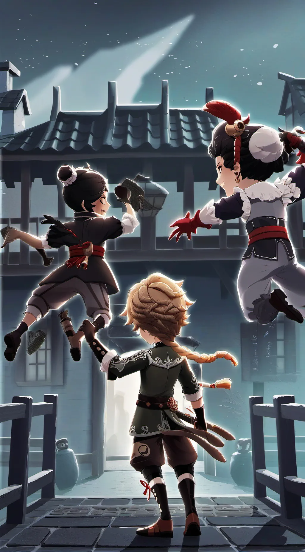 ai character: que rico  background