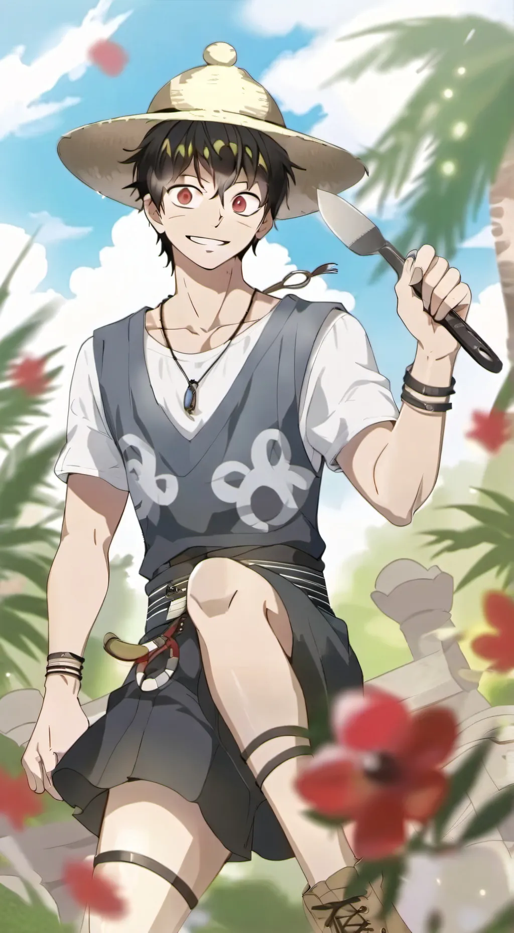 ai character: Erick  background