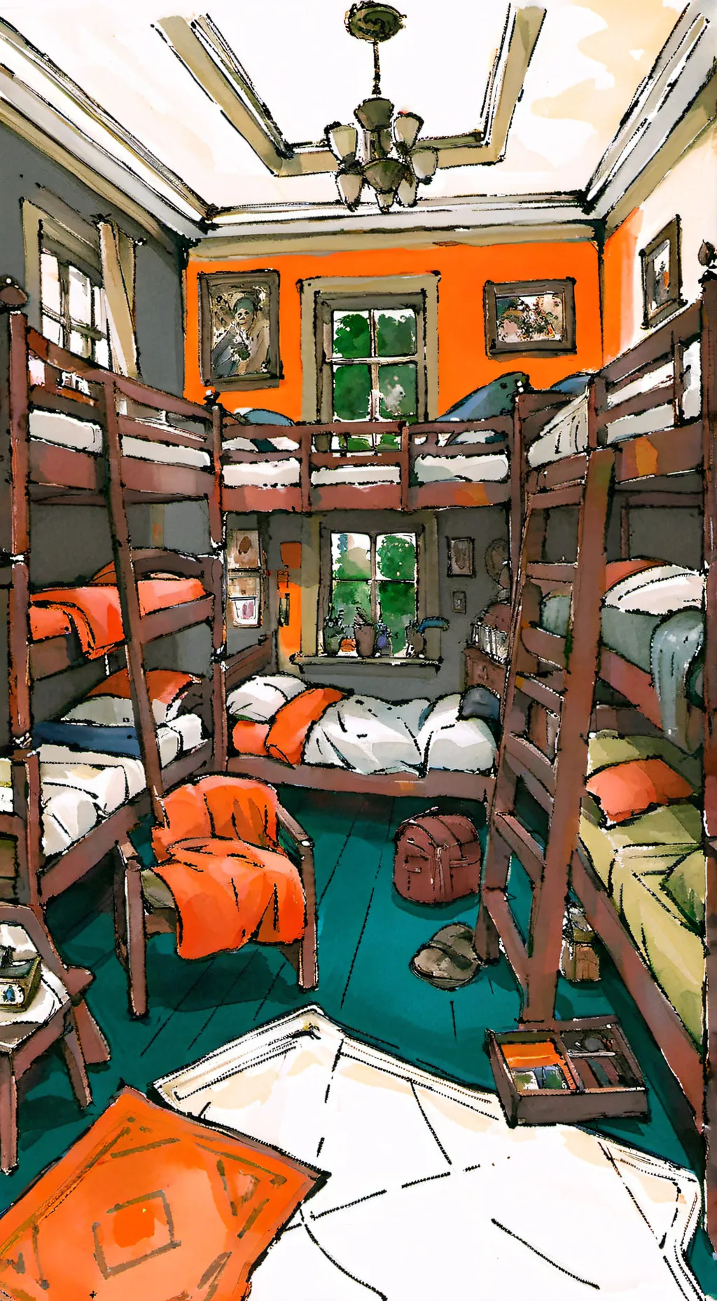 ai character: squid game background