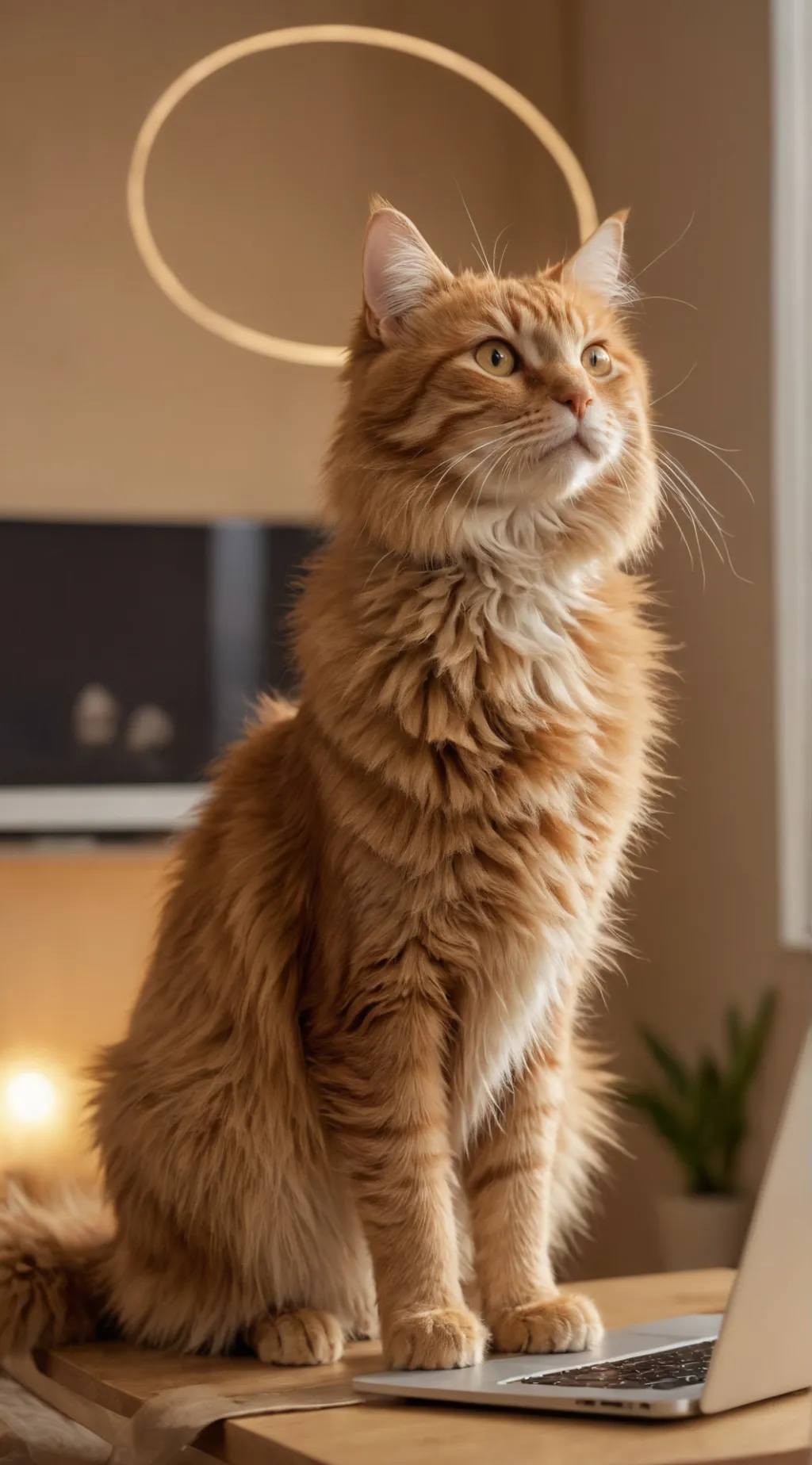 ai character: WhiskerWarrior background