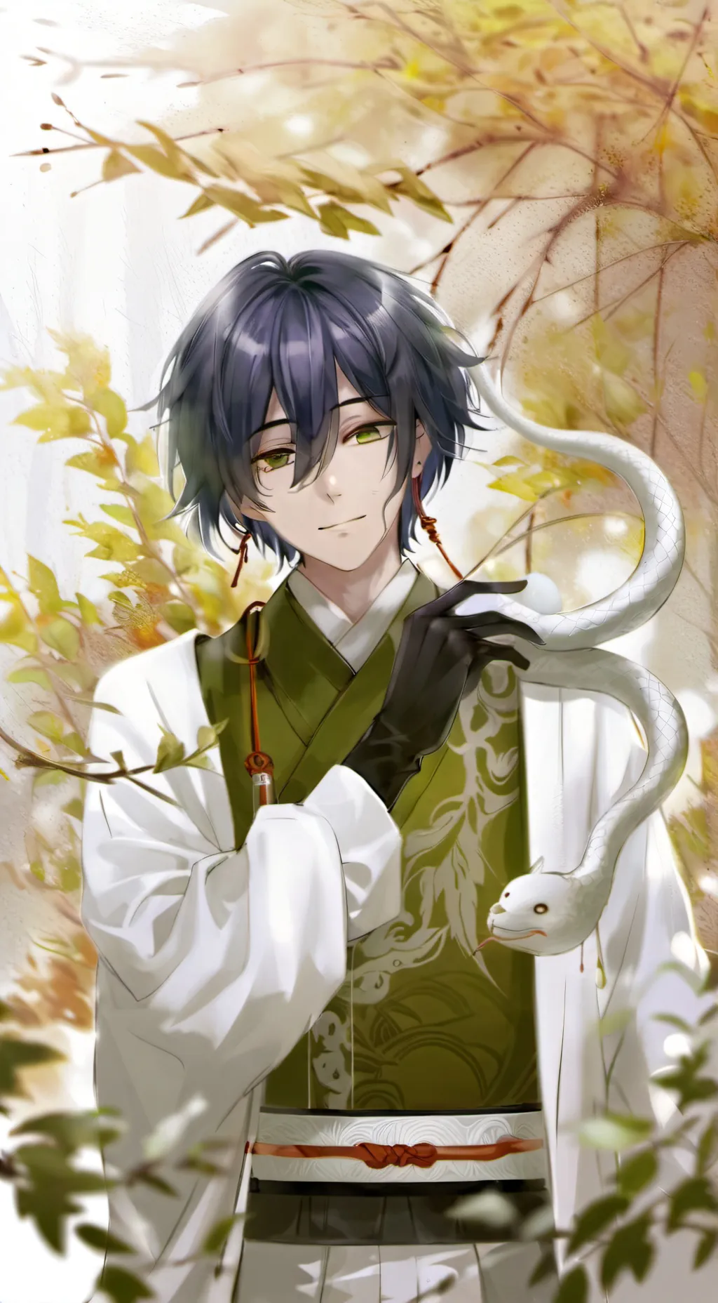 ai character: obanai iguro background