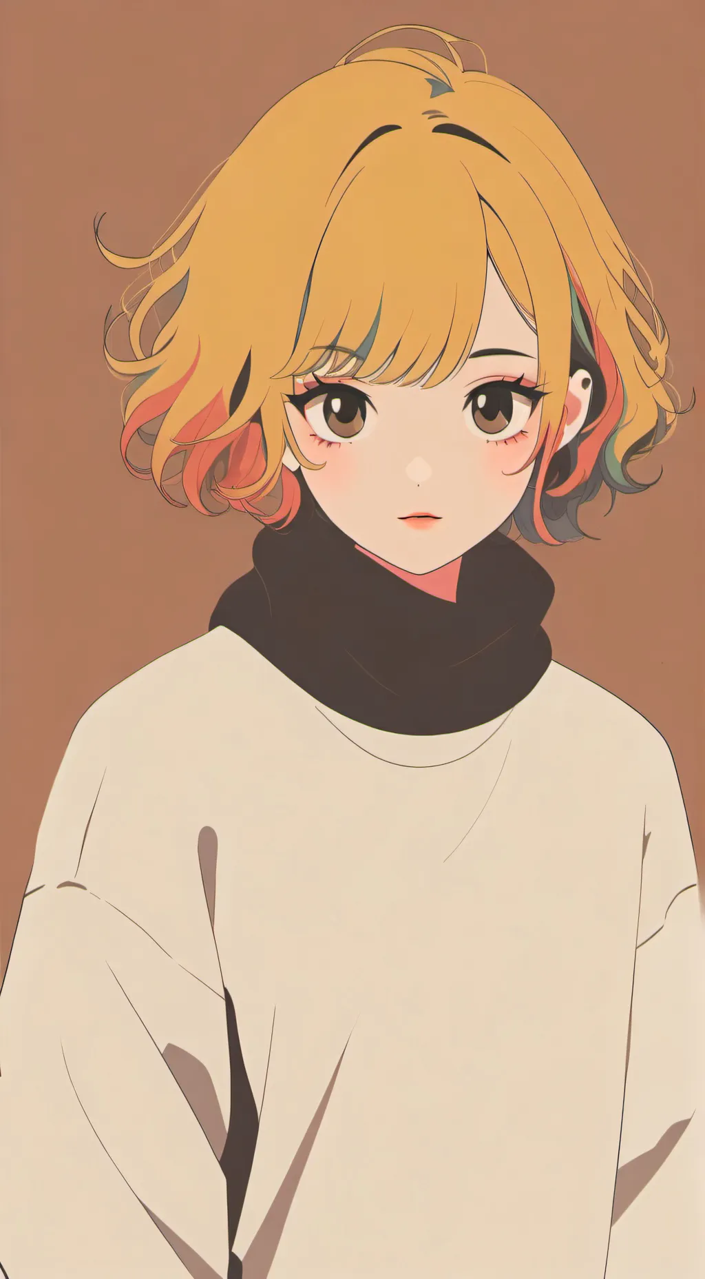 ai character: Yellow Skittle background