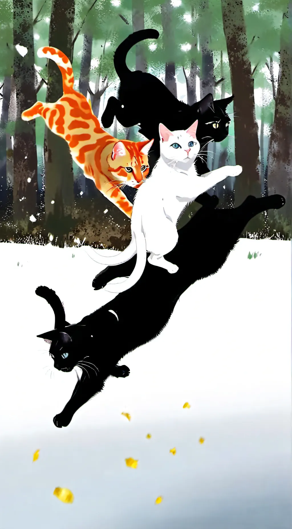 ai character: -*🐾🐈Cats-WAR🍃 background