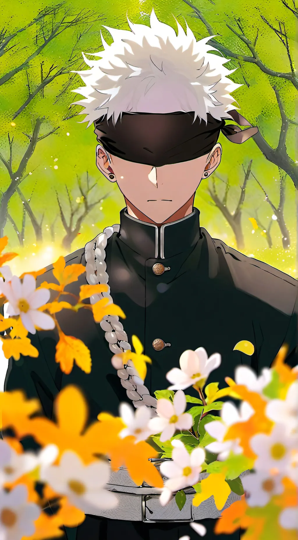 ai character: Saturo gojo background