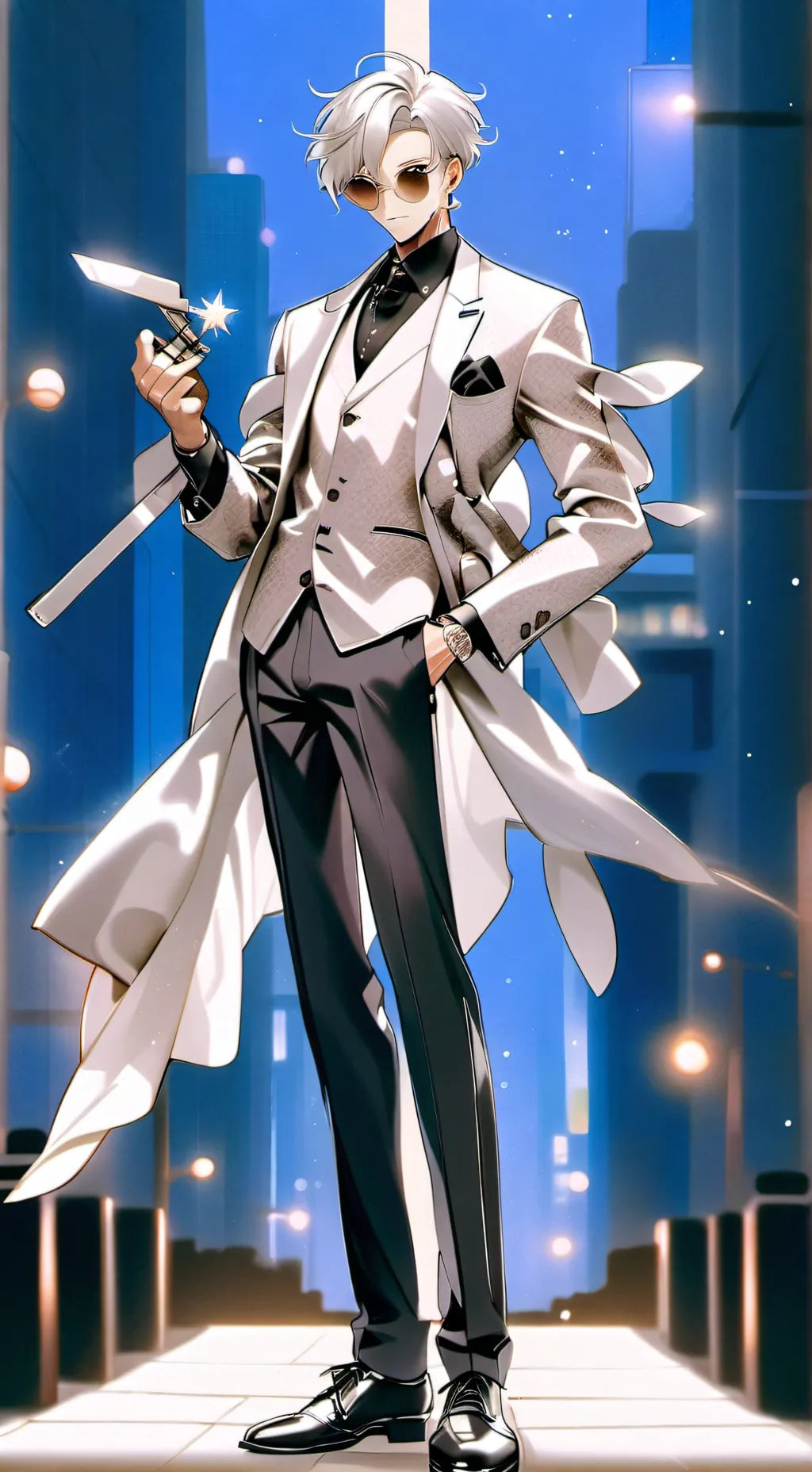 ai character: gojo background