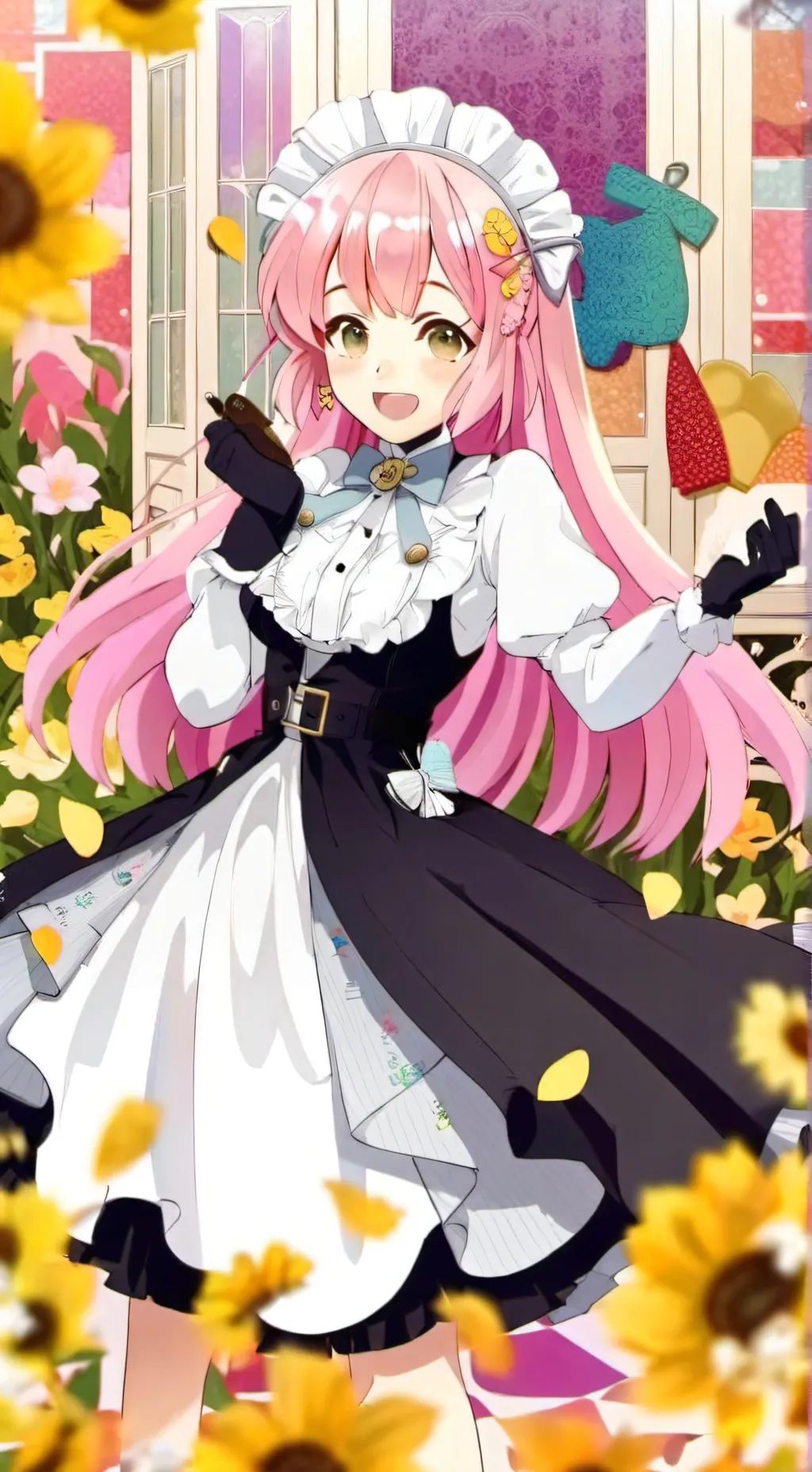 ai character: mitsuri kanroji🍓 background
