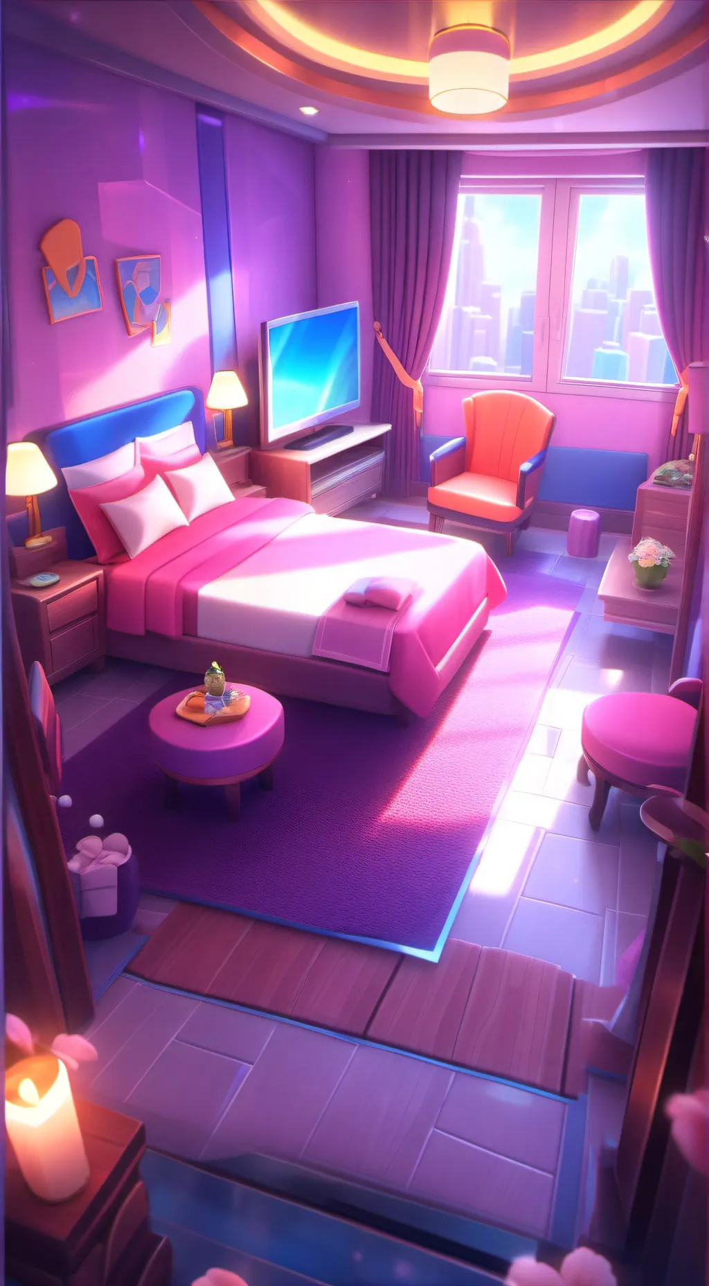 ai character: Kayla  background