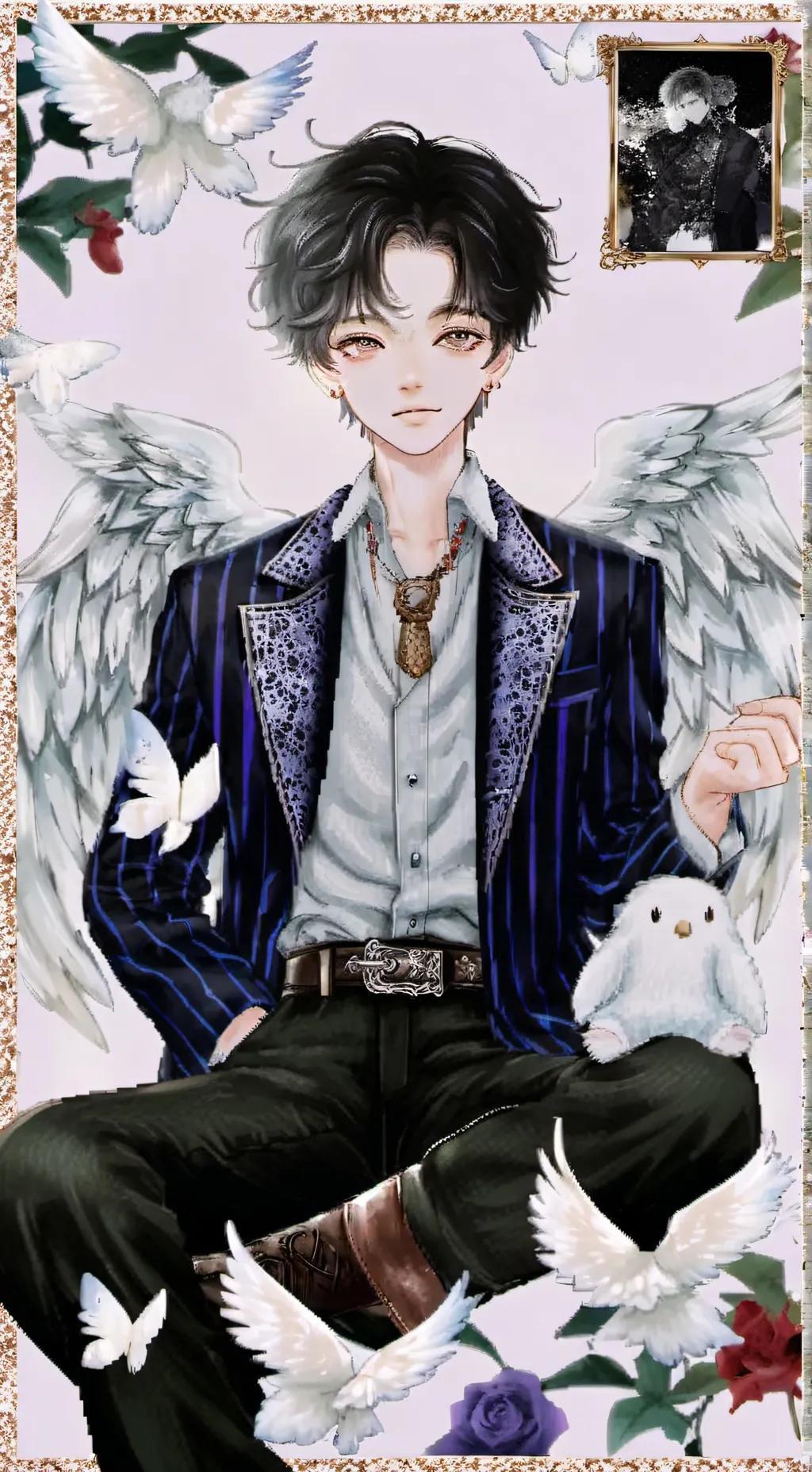 ai character: mha future kid background