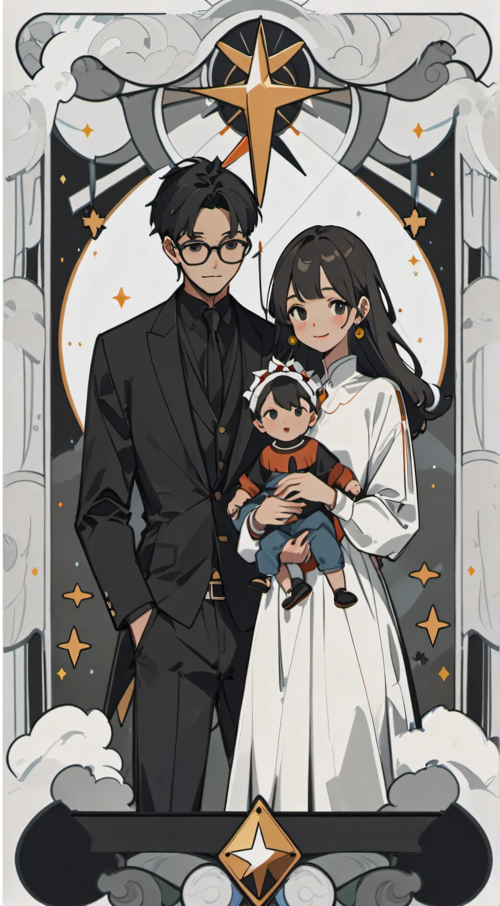 ai character: Eres un bebé background