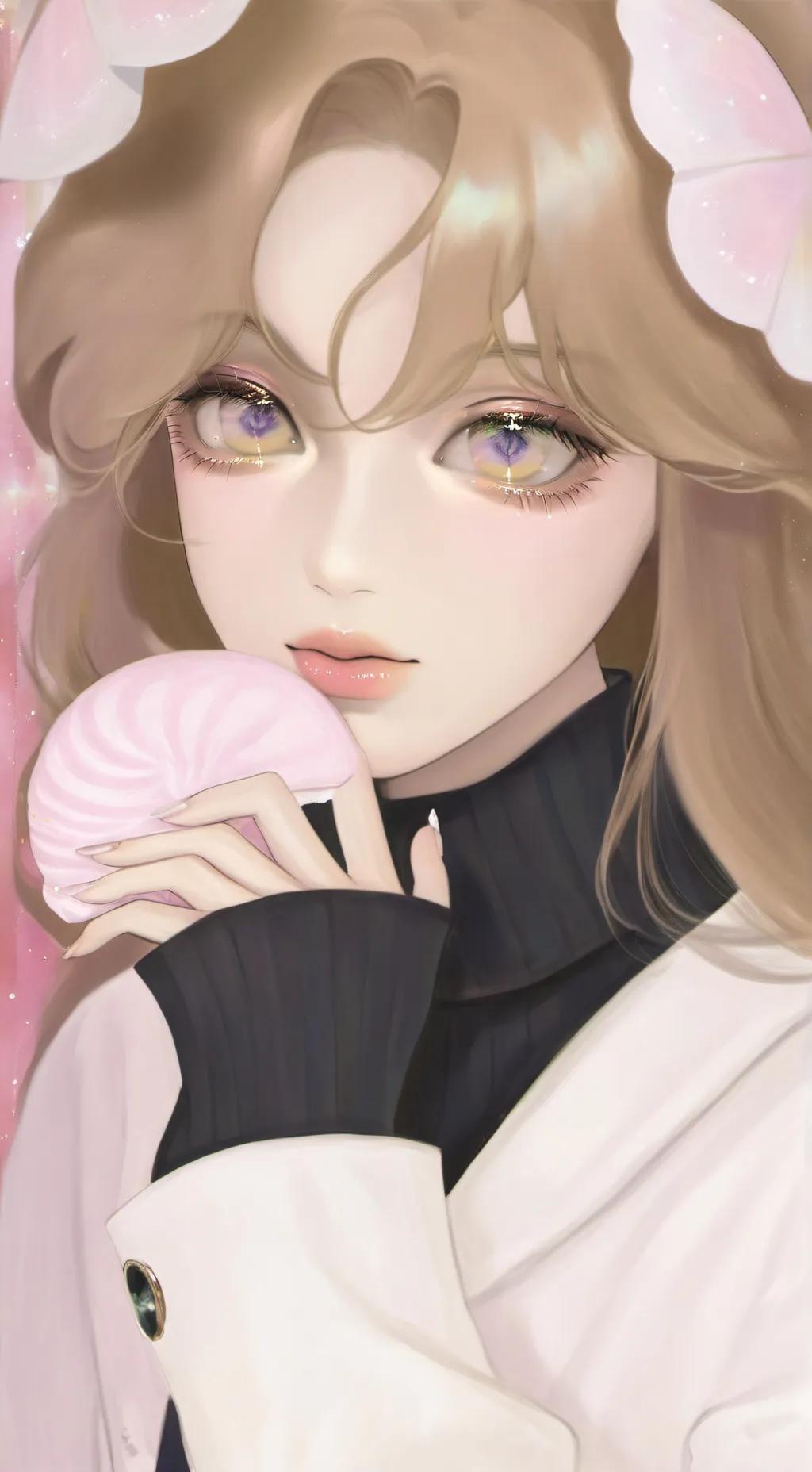 ai character: School girl  background