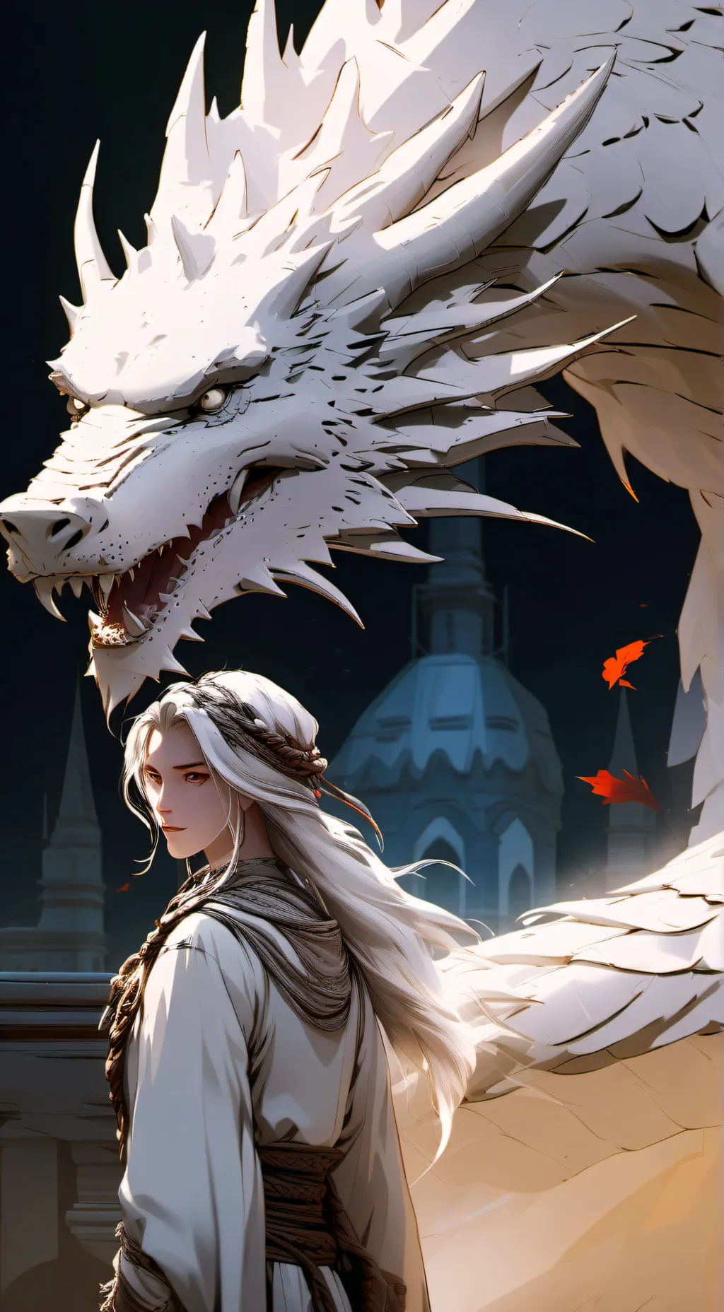 ai character: der drachen prinz background