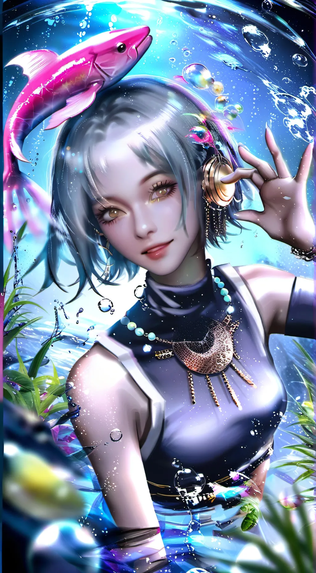 ai character: Axi background