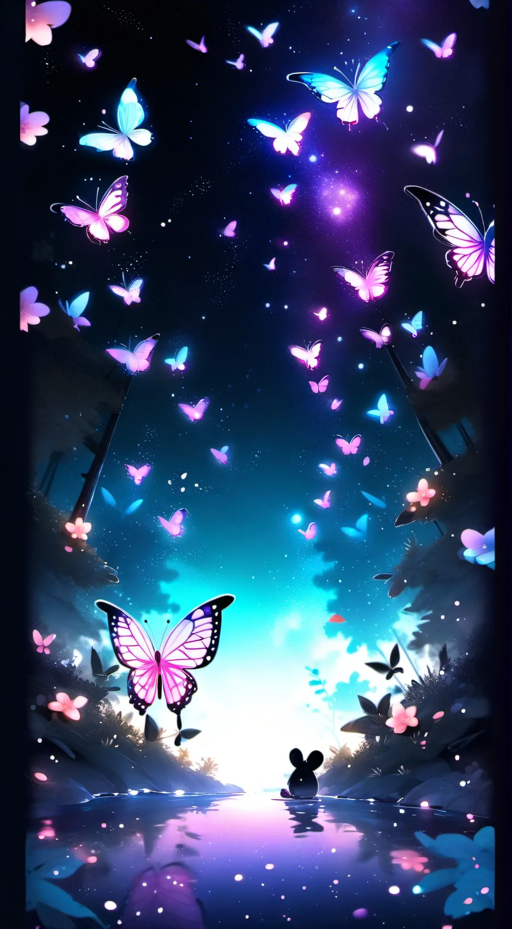 ai character: FLUTTER CAN TALK?! background