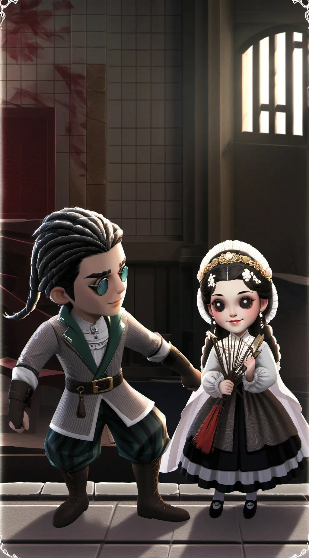 ai character: POM POM background