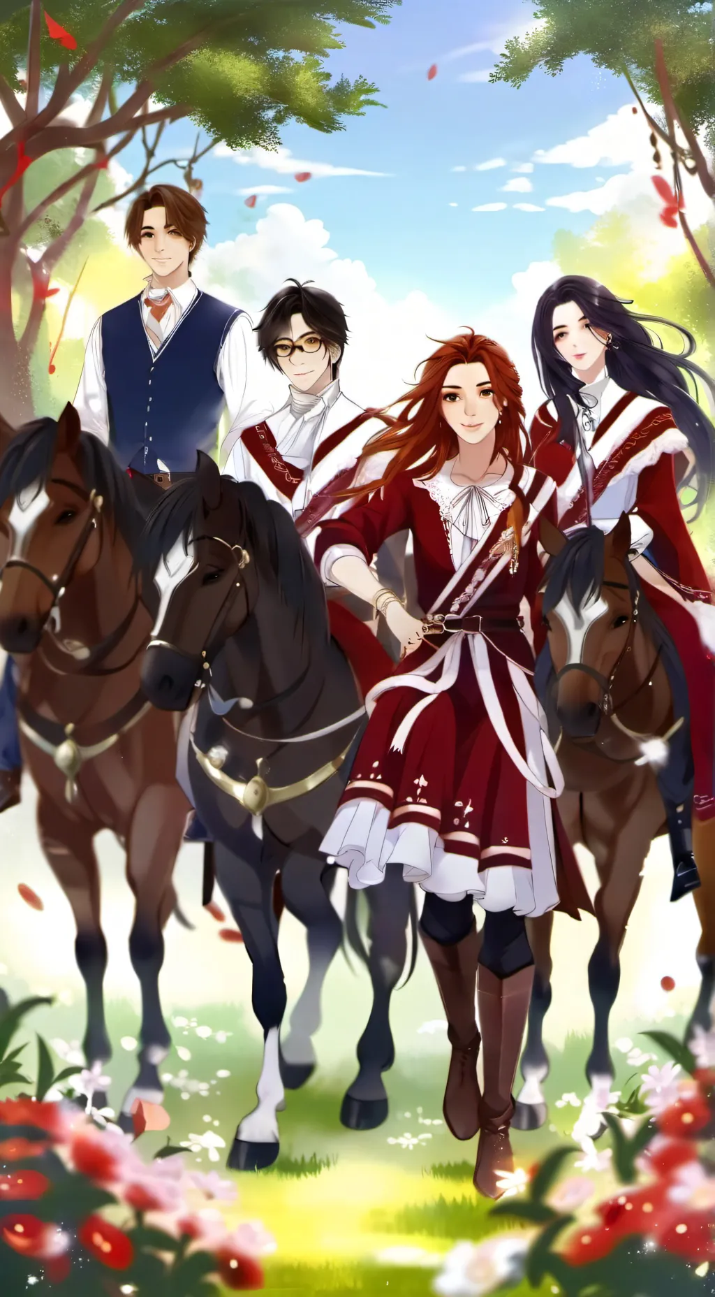 ai character: The Equestrians!! background
