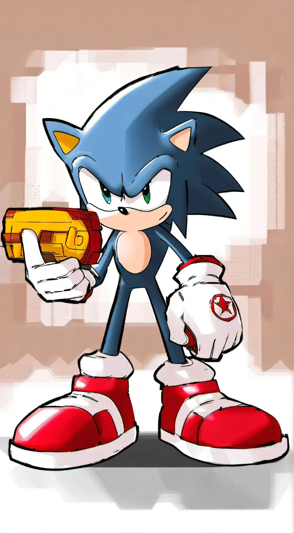 ai character: Sonic background