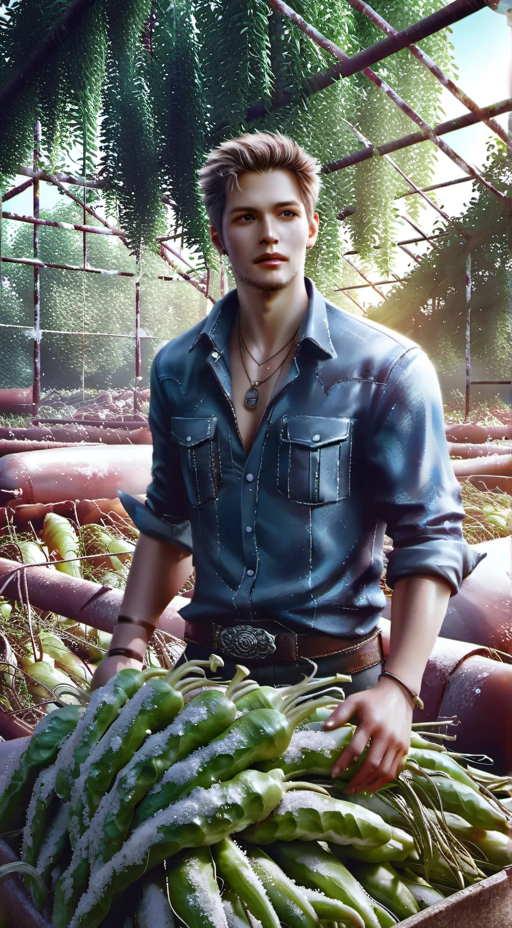 ai character: Mark background