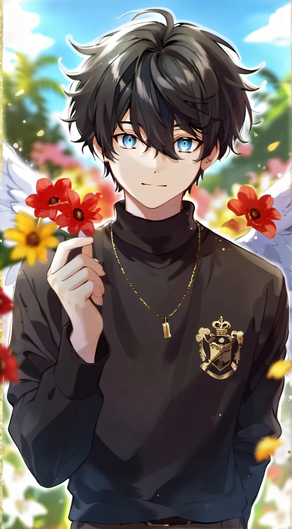 ai character: KNY New Hashira background