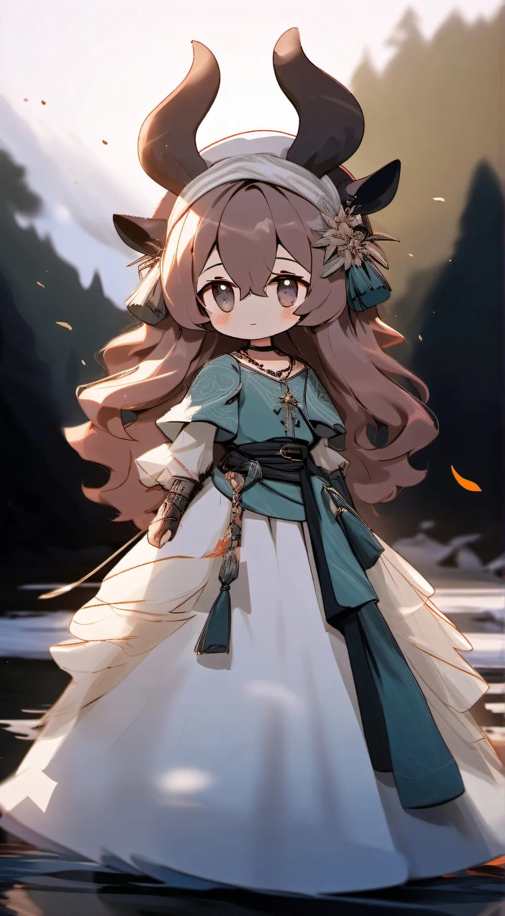 ai character: paper School background