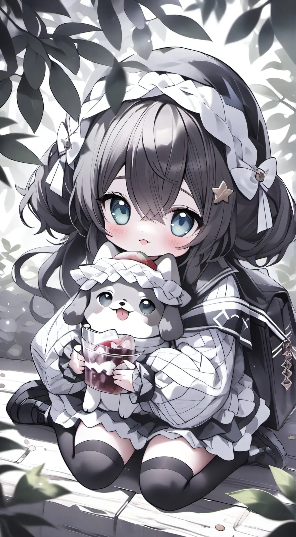 ai character: Stray dog background