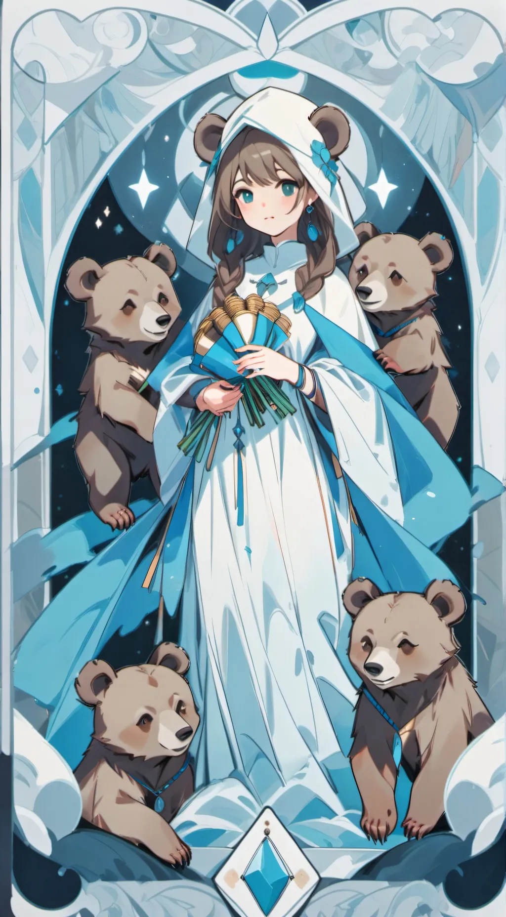 ai character: ෆChichiෆ background